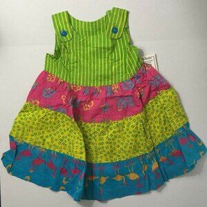 Toddler Boutique 2T Sun Dress Girls Patchwork